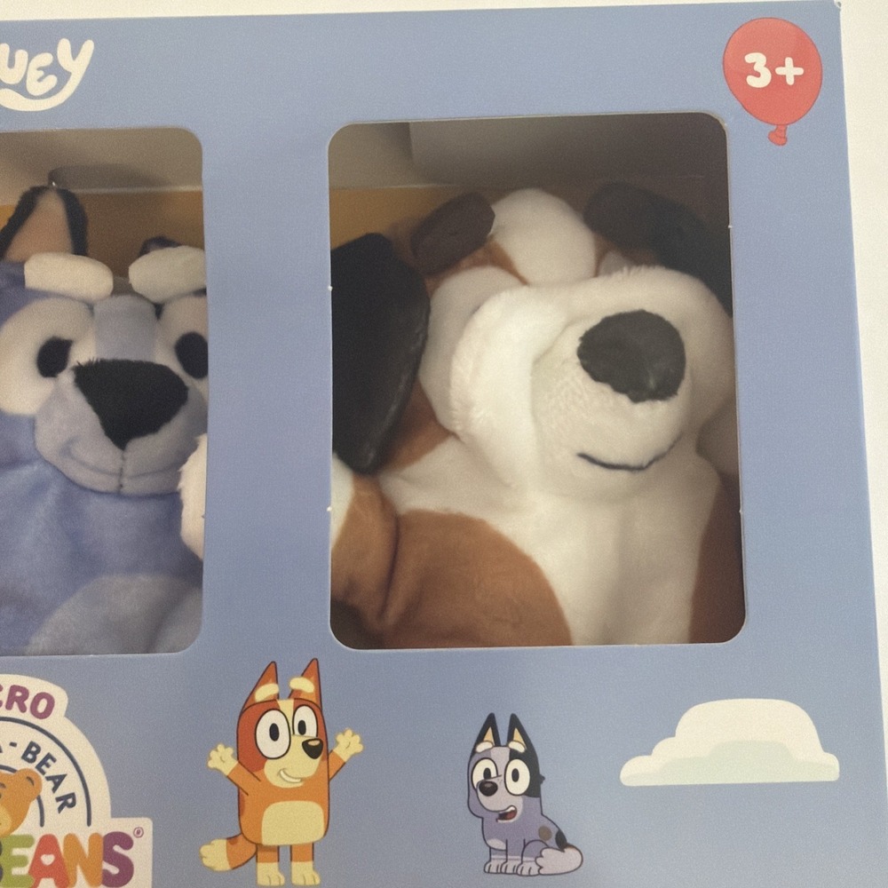 Bluey Micro Build-A-Bear Set of 6 Micro Mini Beans Plush Pack Socks Bingo Rusty - Picture 10 of 14